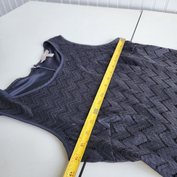 Banana Republic Womens Black Lace Sleeveless Dress Nylon Lined Sz 6 - Picture 8 of 14